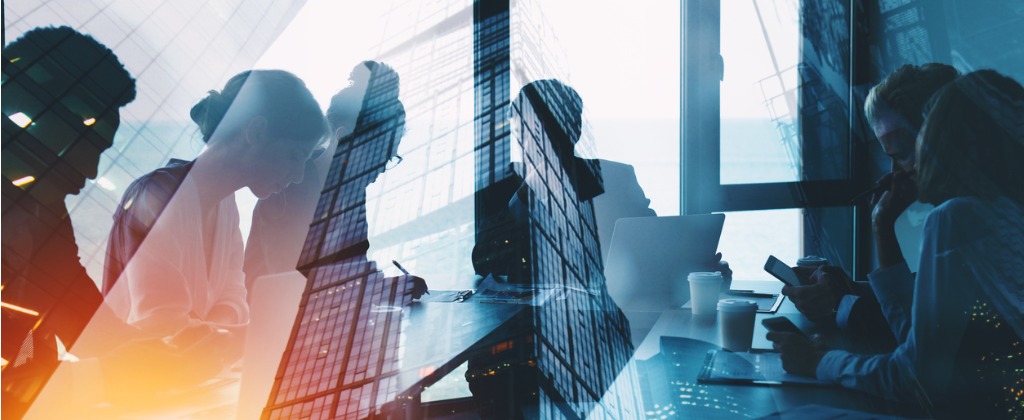 People meeting in a conference room.